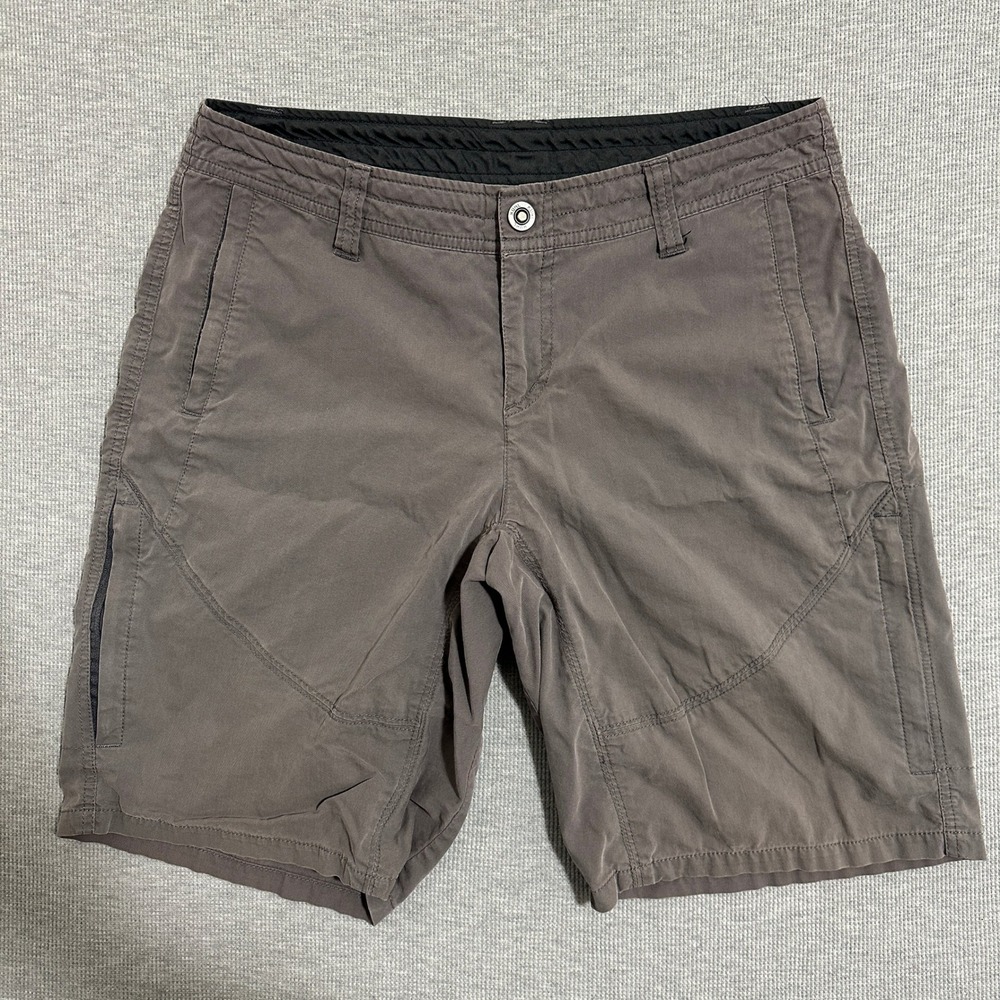 KUHL Womens Carbon Gray Splash 9 Hiking Shorts Outdoor Utility Gorpcore Size 10